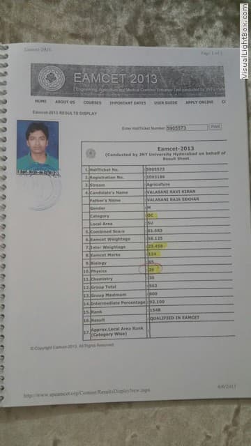 2013 result record, page 35