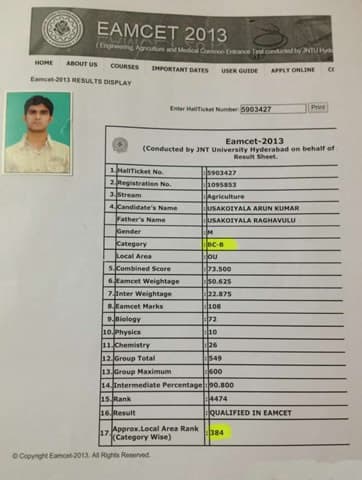 2013 result record, page 15