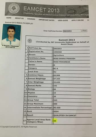 2013 result record, page 17