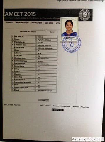 2015 result record, page 1