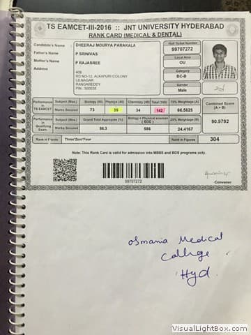 2016 result record, page 1