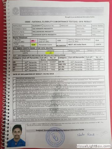 2018 result record, page 1