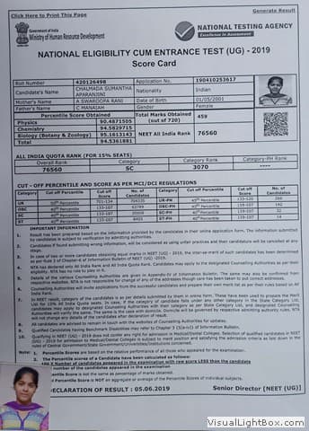 2019 result record, page 19