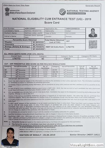 2019 result record, page 43