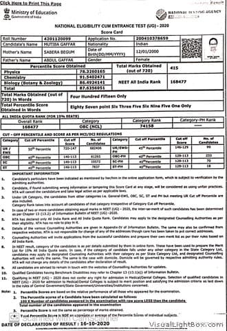2020 result record, page 19